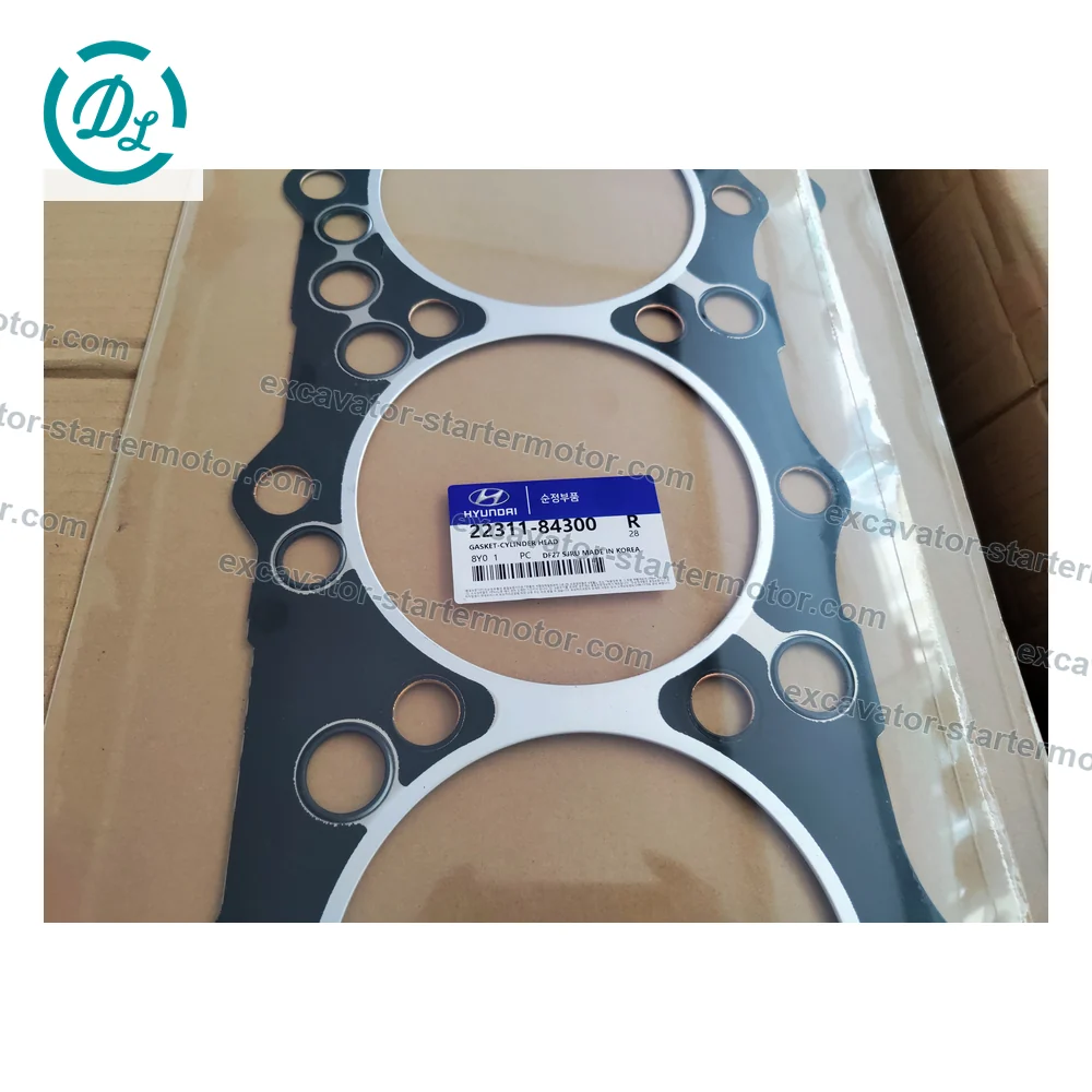 22311-84300 Cylinder Head Gasket for Hyundai D6CB Granbird, OEM/reference 22311-84300, Multi-Layer Cylinder Head Gasket, product view 2