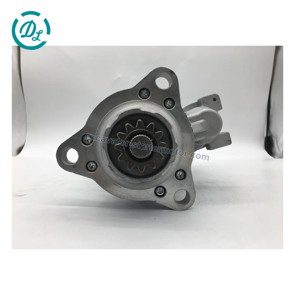 5284085 8200330 24V 11-Tooth 39MT Starter for Cummins Equipment, OEM/reference 5284085, 24V 11-Tooth 39MT Starter, product view 4