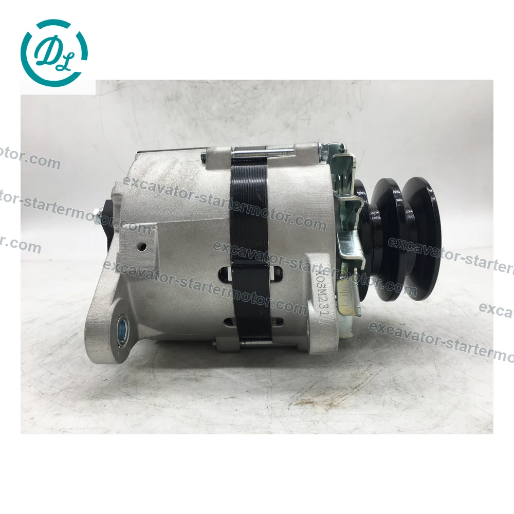 0214-501-0110 24V 45A Alternator for Hino W04D W04DT W06D Engines, OEM/reference 0214-501-0110, 24V 45A Alternator, product view 2