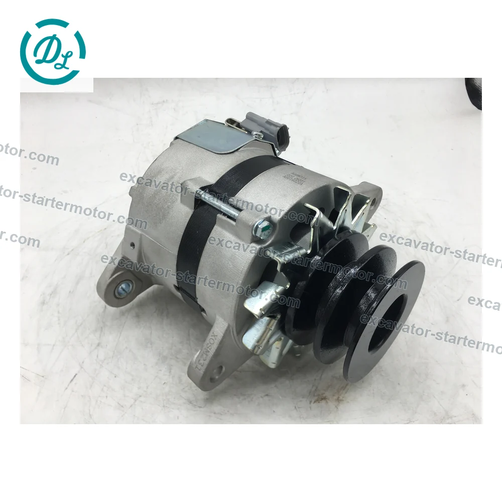 0214-501-0110 24V 45A Alternator for Hino W04D W04DT W06D Engines, OEM/reference 0214-501-0110, 24V 45A Alternator, product view 3