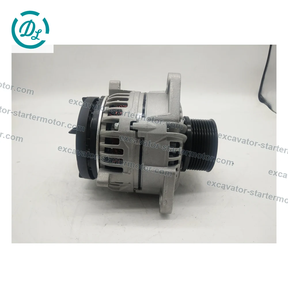 12387N 24V 80A Alternator for Mercedes OM906, OEM/reference 12387N, 24V 80A Internal-Regulator Alternator, product view 2