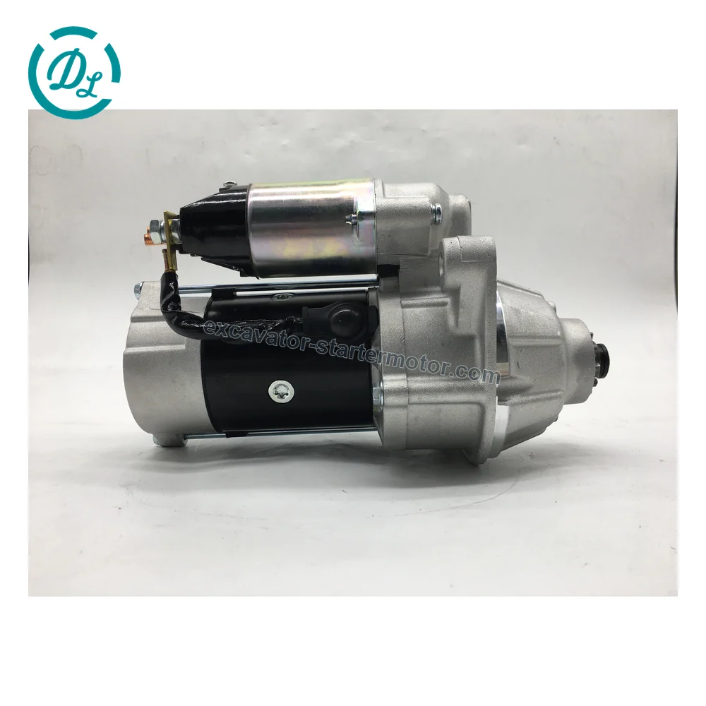 M6T10673 24V 4.5kW 11-Tooth Starter for Mitsubishi 6D14 6D15, OEM/reference M6T10673, 24V 4.5kW 11-Tooth Starter