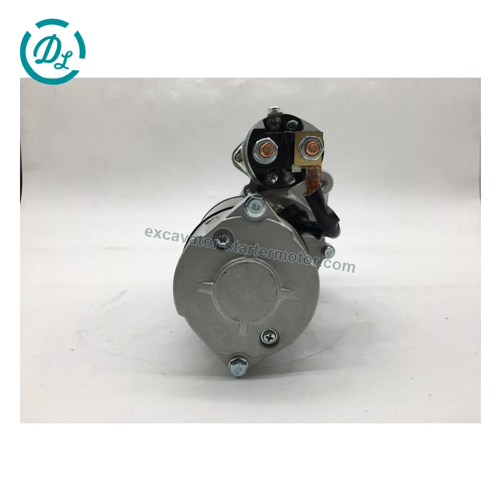 M6T10673 24V 4.5kW 11-Tooth Starter for Mitsubishi 6D14 6D15, OEM/reference M6T10673, 24V 4.5kW 11-Tooth Starter, product view 5