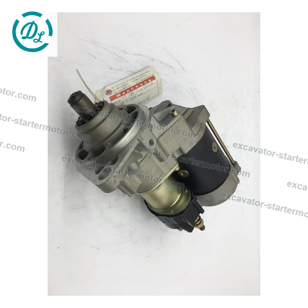 0-24000-303 24V 4.5kW 11-Tooth Starter for Isuzu 6HE1 6HH1, OEM/reference 0-24000-303, 24V 4.5kW 11-Tooth Starter, product view 3