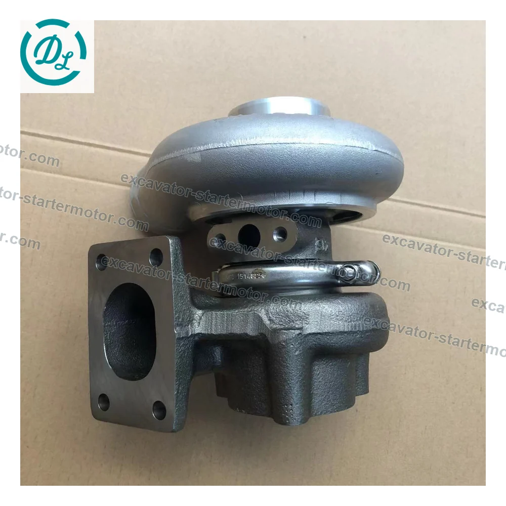 8-94367516-1 TD04H-15G Turbocharger for Hitachi EX120-2 EX120-3 4BD1T, OEM/reference 8-94367516-1, MHI TD04H-15G Turbocharger, product view 4