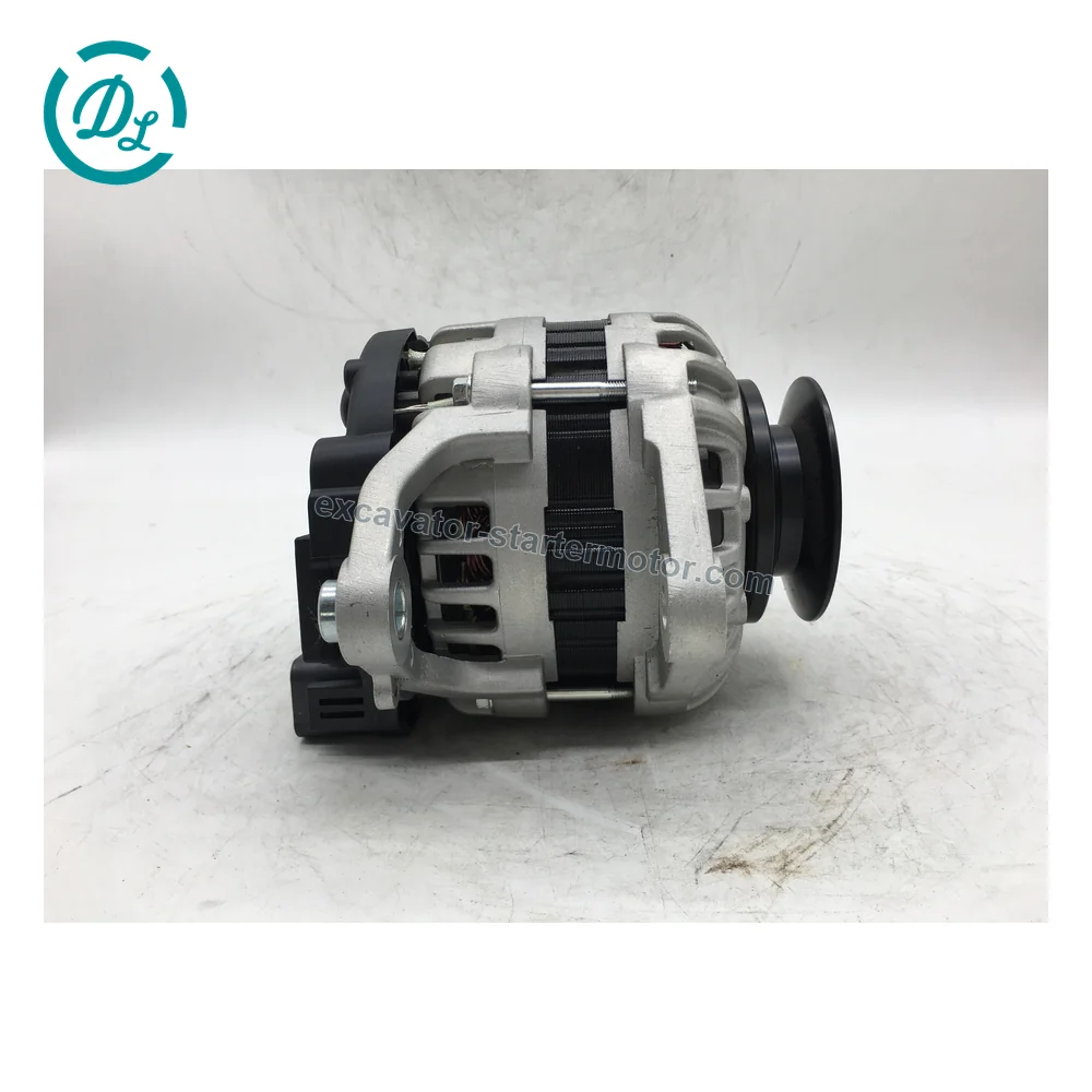 129908-77210 12V 80A Alternator for Yanmar 4TNV94L 4TNV98 Engines, OEM/reference 129908-77210, 12V 80A Alternator