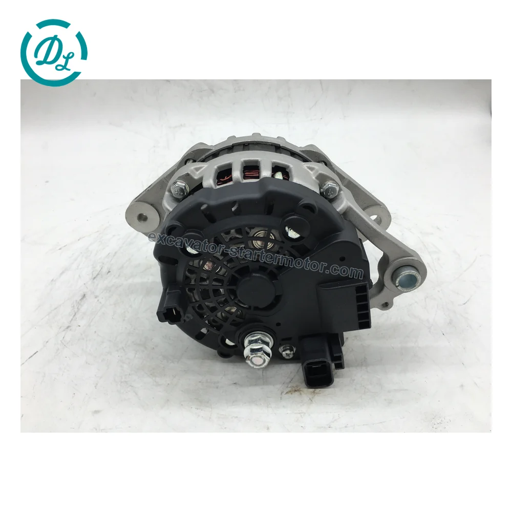 129908-77210 12V 80A Alternator for Yanmar 4TNV94L 4TNV98 Engines, OEM/reference 129908-77210, 12V 80A Alternator, product view 5
