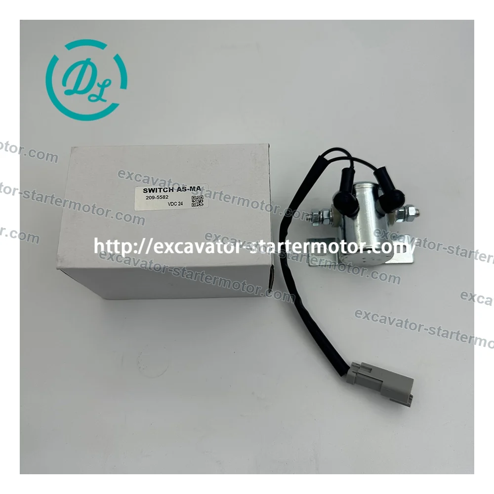 209-5582 24V Air Heater Magnetic Switch for CAT C7 C9 320D 330D, OEM/reference 209-5582, 24V Air Heater Magnetic Switch / Relay
