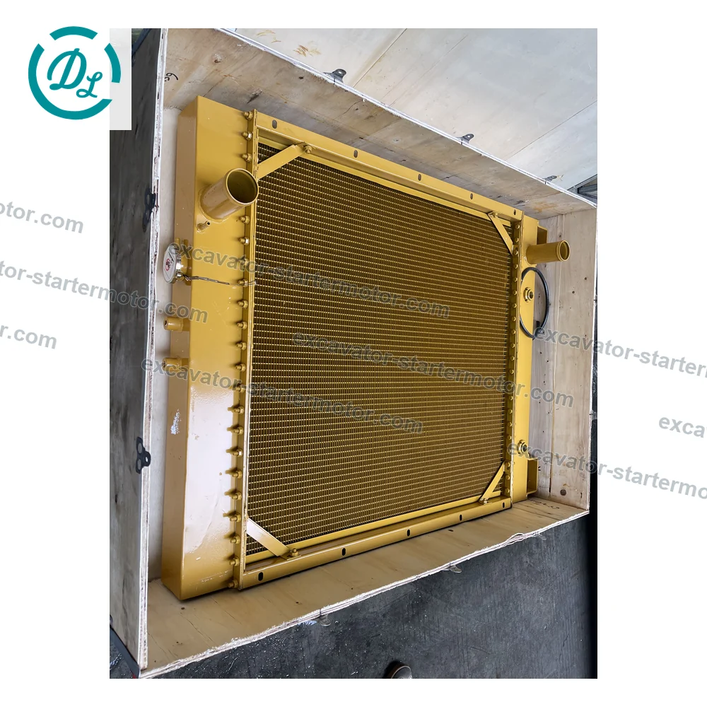 14X-03-11213 Copper-Brass Radiator for Komatsu D65P-12 D65PX-12 D65EX-12, OEM/reference 14X-03-11213, Copper-Brass Engine Cooling Radiator Assembly, product view 2
