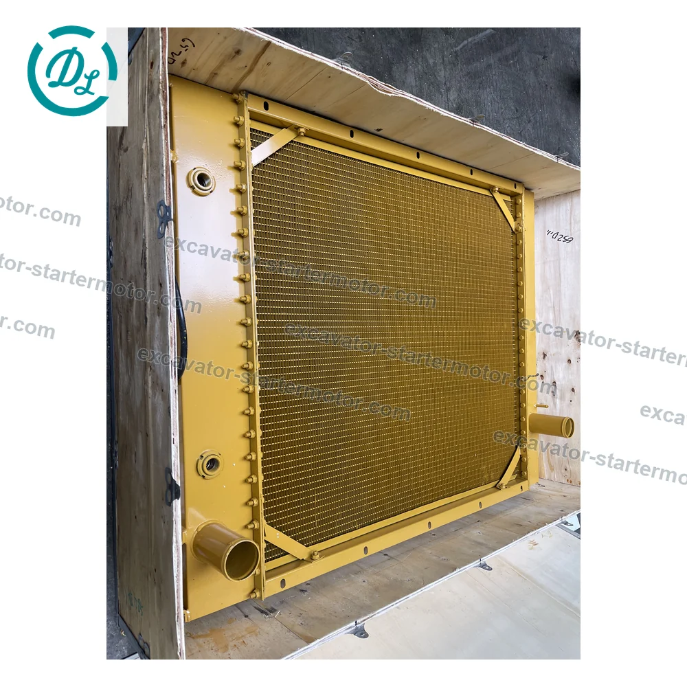 14X-03-11213 Copper-Brass Radiator for Komatsu D65P-12 D65PX-12 D65EX-12, OEM/reference 14X-03-11213, Copper-Brass Engine Cooling Radiator Assembly, product view 4