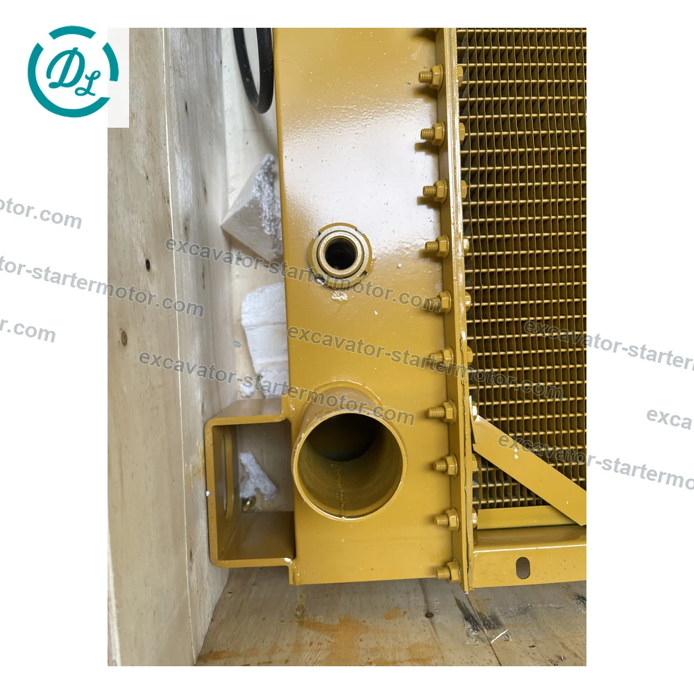 14X-03-11213 Copper-Brass Radiator for Komatsu D65P-12 D65PX-12 D65EX-12, OEM/reference 14X-03-11213, Copper-Brass Engine Cooling Radiator Assembly, product view 5