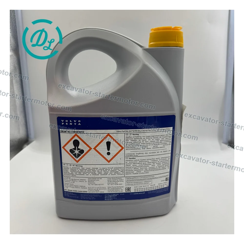 24712781 5L VCS-2 Concentrated Coolant for Volvo Penta, OEM/reference 24712781, 5L VCS-2 Concentrated Coolant, product view 3