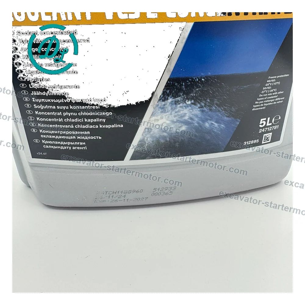 24712781 5L VCS-2 Concentrated Coolant for Volvo Penta, OEM/reference 24712781, 5L VCS-2 Concentrated Coolant, product view 6