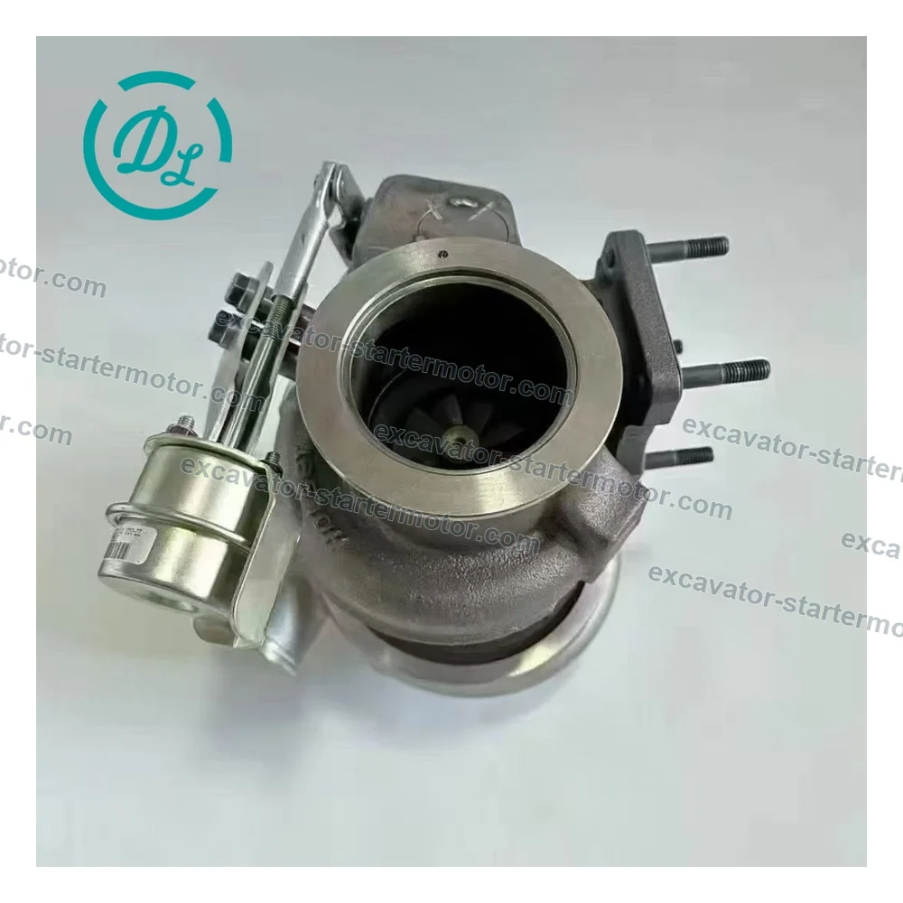 3801560 Reman High-Mount Turbocharger for Volvo Penta TAD1140VE TAD1150VE, OEM/reference 3801560, Remanufactured High-Mount Turbocharger, product view 4