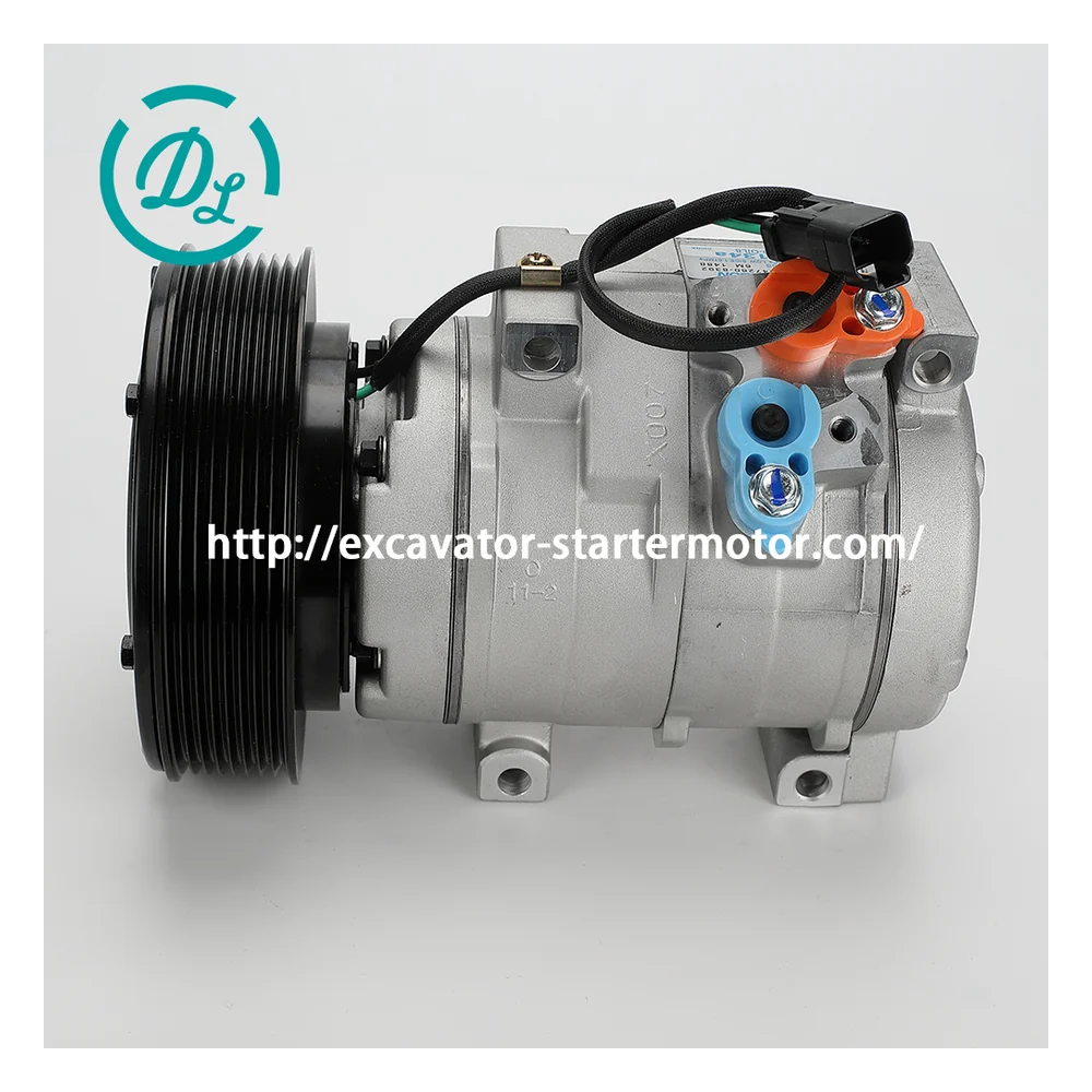 532-7322 567-5159 24V SD7H15 A/C Compressor for Cat 336E 349E 390F, OEM/reference 532-7322, 24V SD7H15 A/C Compressor, product view 3