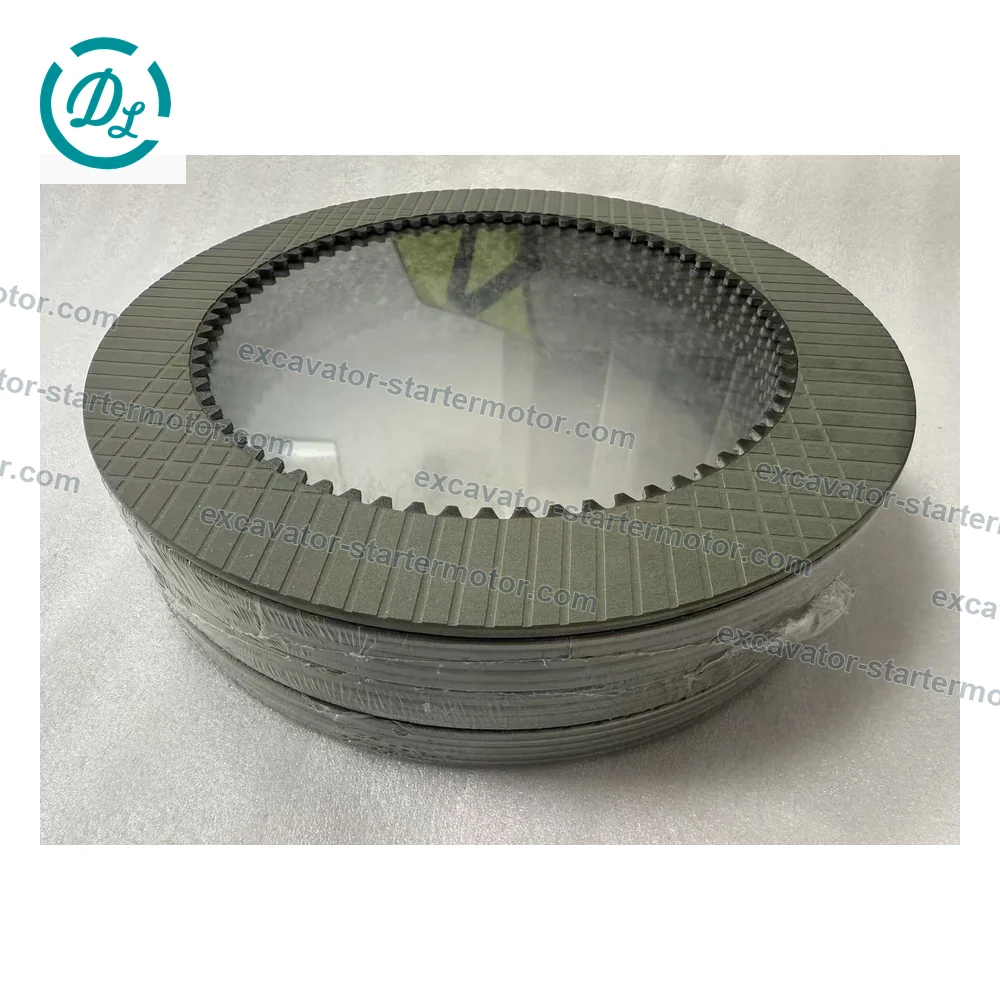 550/43098 72-Tooth Wet Brake Friction Disc for JCB 432ZX Wheel Loader, OEM/reference 550/43098, 72-Tooth Wet Brake Friction Disc, product view 2