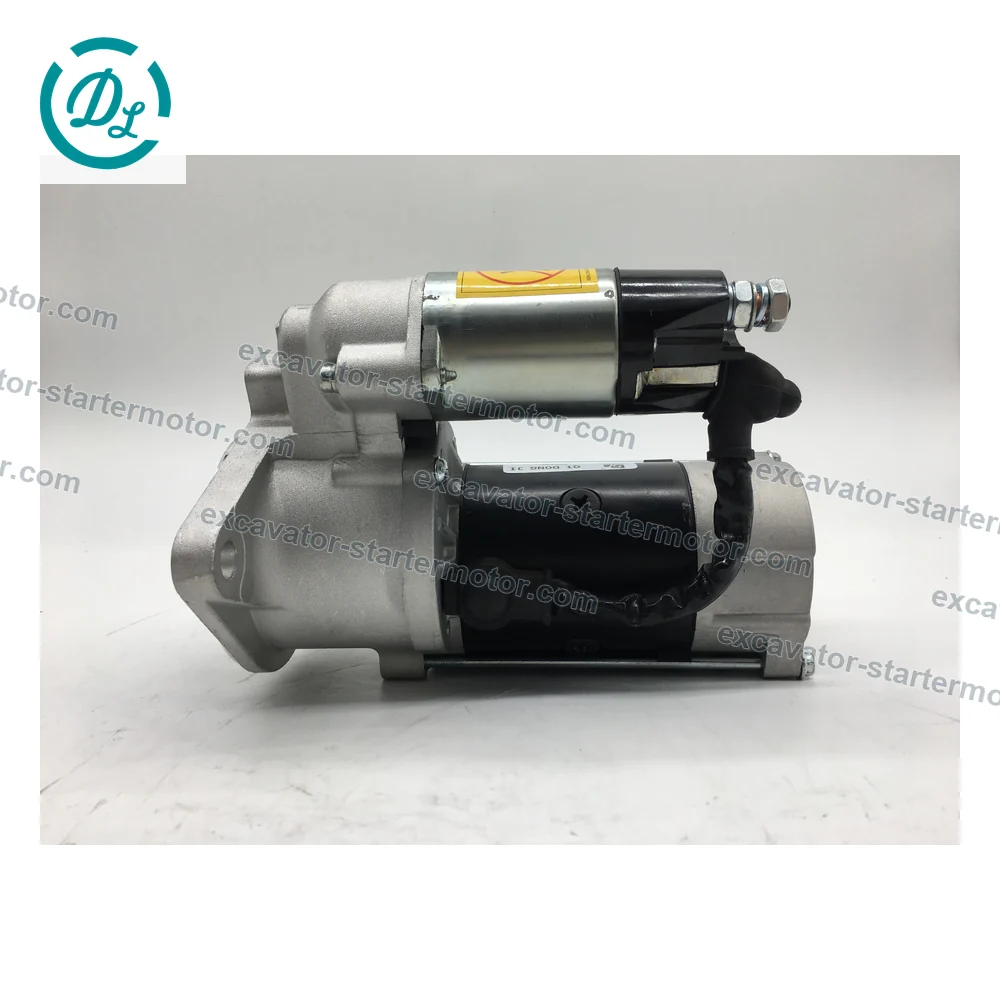 M3T57575 24V 4.5kW 14-Tooth Starter for Mitsubishi 4D31 4D32 6D31 6DR5, OEM/reference M3T57575, 24V 4.5kW 14-Tooth Starter, product view 3