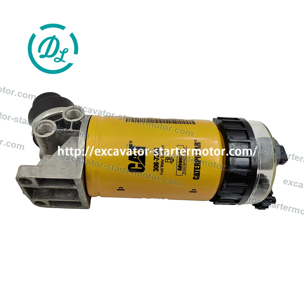 318-8064 Fuel-Water Separator Group with 308-7298 for Cat C4.4 C6.6, OEM/reference 318-8064, Fuel-Water Separator Group Assembly, product view 2