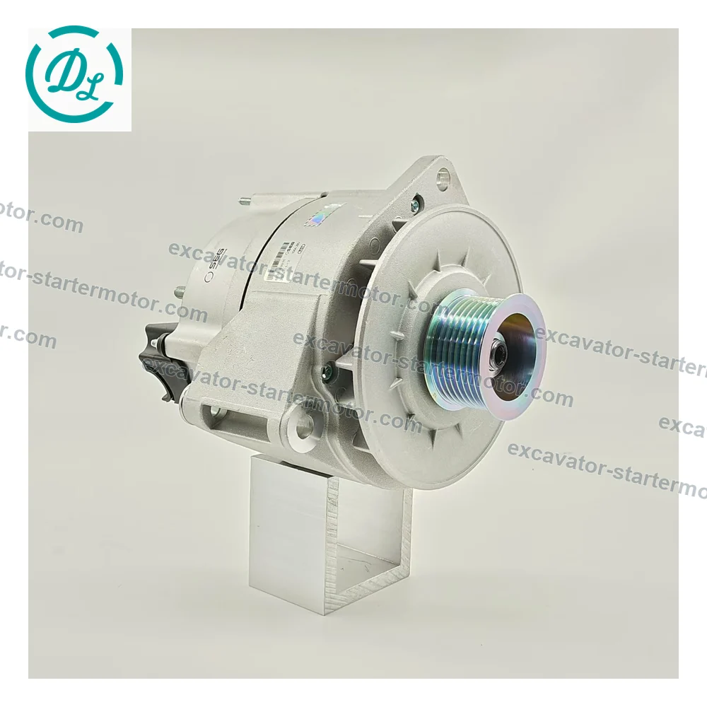 0124655437 24V 150A 8PK Alternator for Volvo Renault Heavy-Duty Trucks, OEM/reference 0124655437, 24V 150A 8PK Heavy-Duty Alternator, product view 2