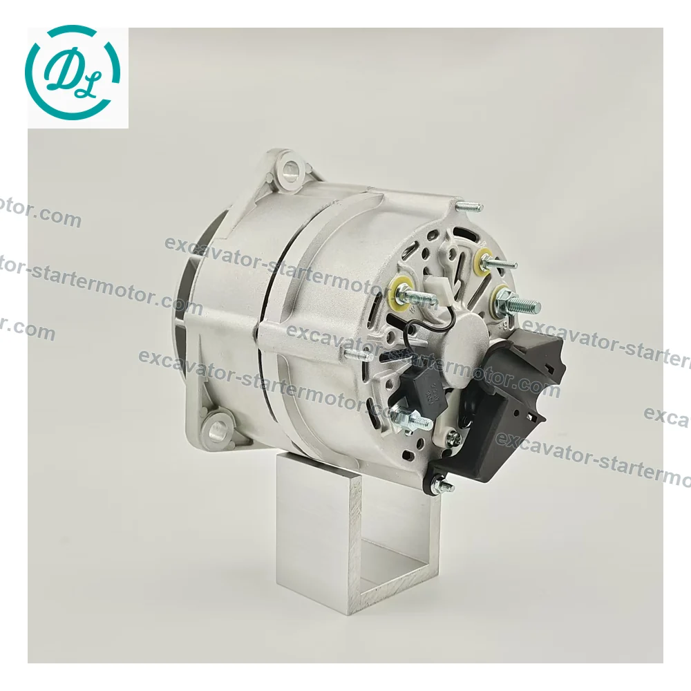 0124655437 24V 150A 8PK Alternator for Volvo Renault Heavy-Duty Trucks, OEM/reference 0124655437, 24V 150A 8PK Heavy-Duty Alternator, product view 5