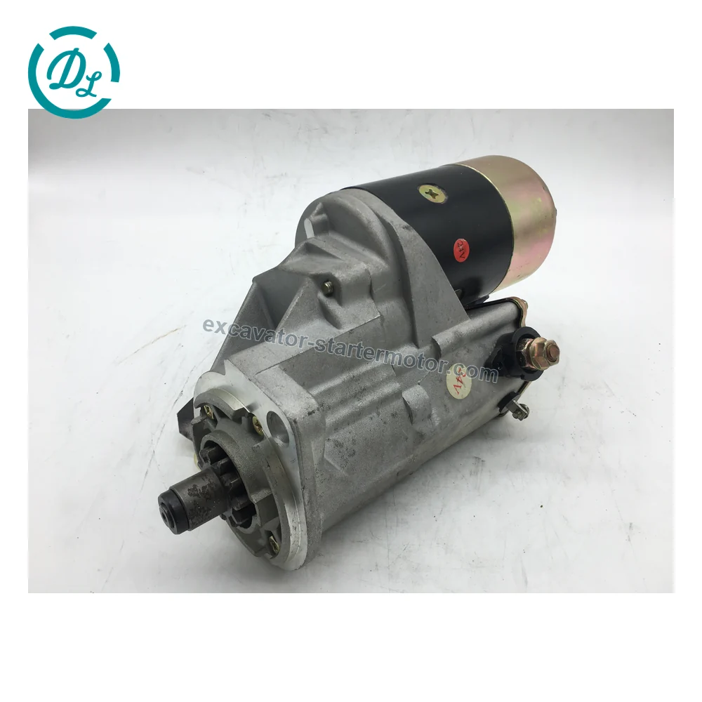 028000-5861 24V 4.5kW 11-Tooth Starter for Toyota 2J Lift Trucks, OEM/reference 028000-5861, 24V 4.5kW 11-Tooth CW OSGR Starter