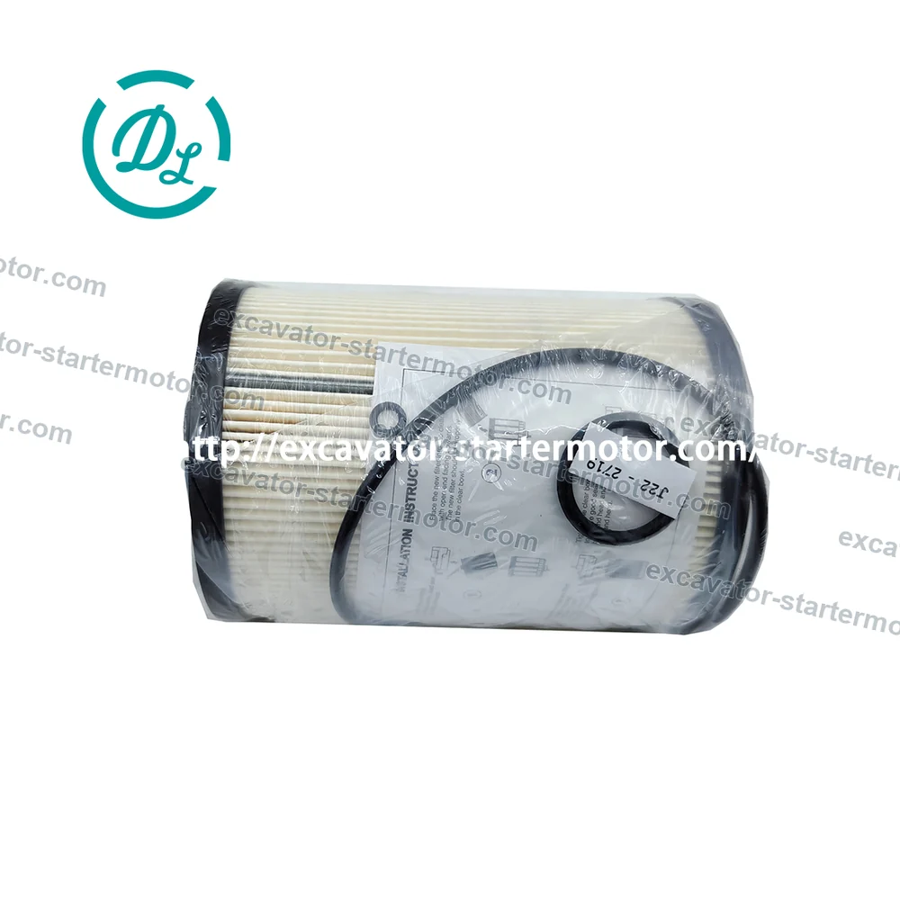 P502422 4-Micron Fuel-Water Separator for Hitachi ZX200-3 ZX330-3, OEM/reference P502422, 4-Micron Fuel-Water Separator Cartridge