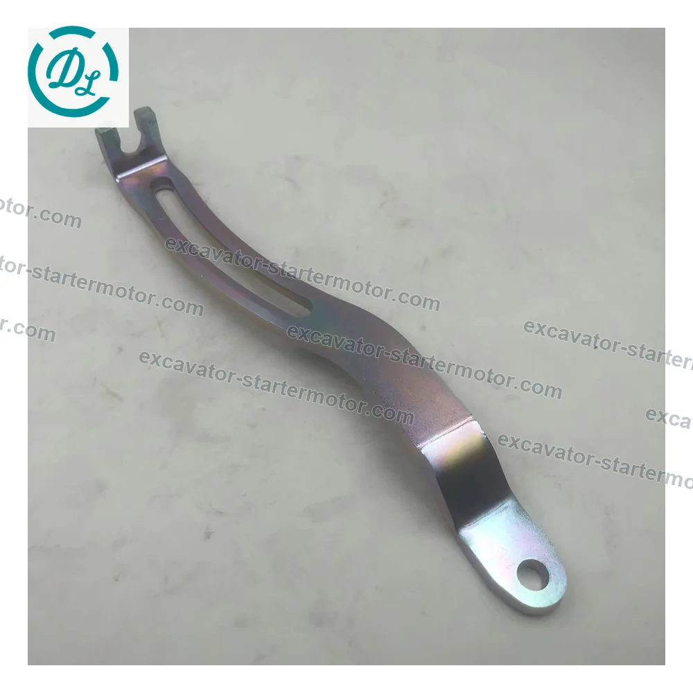 8-98048891-0 Alternator Adjustment Plate for Isuzu 4LE2 John Deere 75D 85D, OEM/reference 8-98048891-0, Alternator Adjustment Plate / Slotted Bracket, product view 5