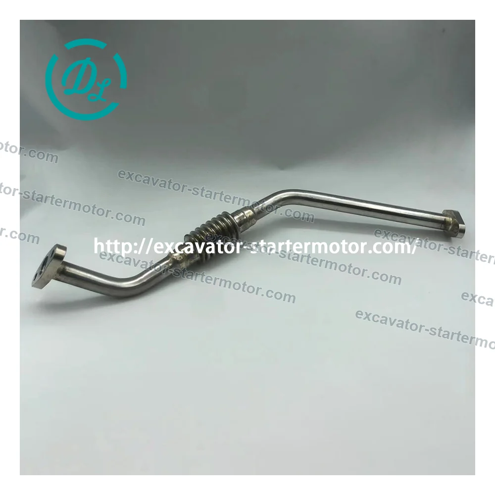 8-98019512-1 Turbo Oil Return Pipe for Hitachi ZX110-3 Isuzu 4JJ1, OEM/reference 8-98019512-1, Turbocharger Oil Drain and Return Pipe, product view 2