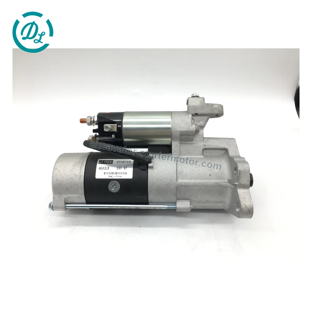 M008T80071 24V 3.2kW 9-Tooth Starter for Mitsubishi 4D33 Fuso Canter, OEM/reference M008T80071, 24V 3.2kW 9-Tooth CW PLGR Starter
