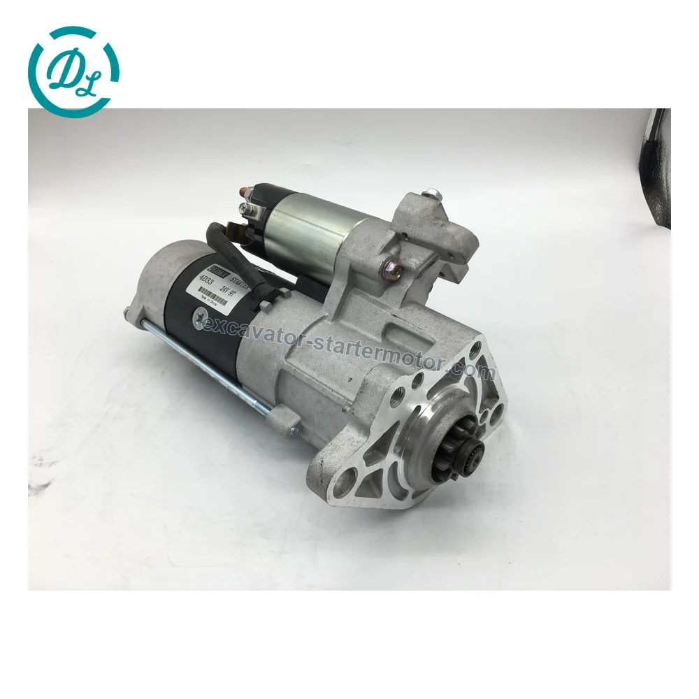 M008T80071 24V 3.2kW 9-Tooth Starter for Mitsubishi 4D33 Fuso Canter, OEM/reference M008T80071, 24V 3.2kW 9-Tooth CW PLGR Starter, product view 2