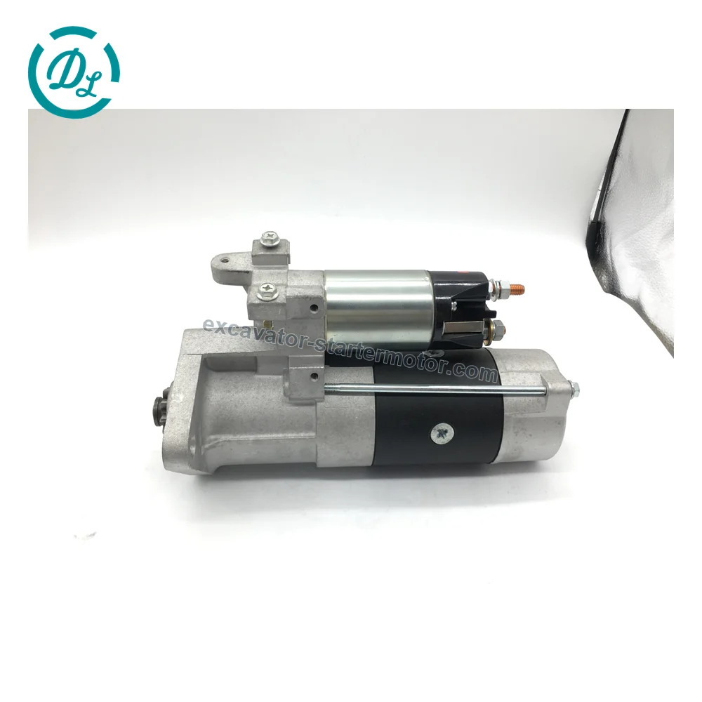 M008T80071 24V 3.2kW 9-Tooth Starter for Mitsubishi 4D33 Fuso Canter, OEM/reference M008T80071, 24V 3.2kW 9-Tooth CW PLGR Starter, product view 3