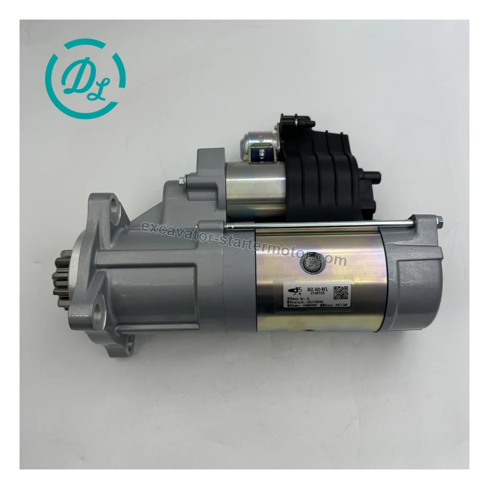 L30L2-3708100A 24V 7.5kW 11T Starter Motor for Yuchai YC6L, OEM/reference L30L2-3708100A, 24V 7.5kW 11-Tooth Gear-Reduction Starter Motor, product view 5