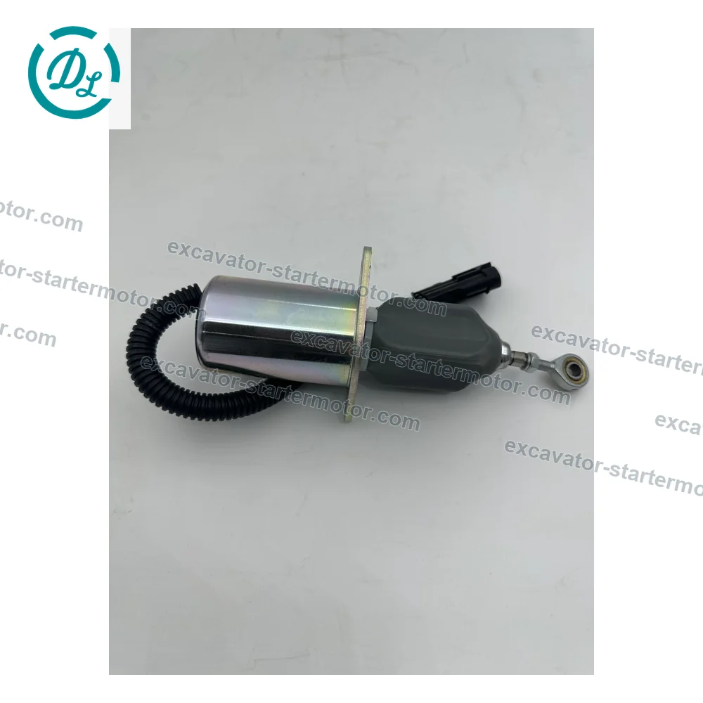 3935650 24V Fuel Shutoff Solenoid for Cummins 6CT 6CTA 8.3L Engines, OEM/reference 3935650, 24V Fuel Shutoff Solenoid, product view 2
