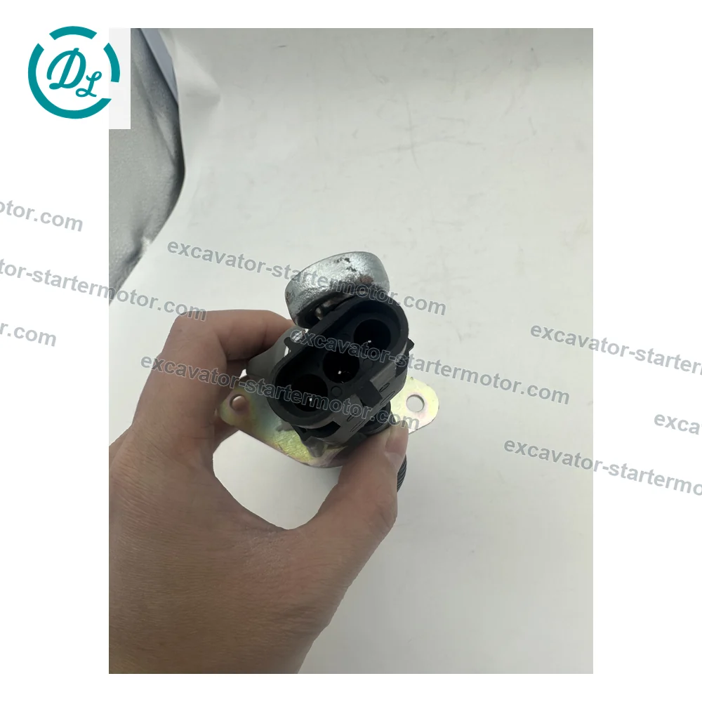3935650 24V Fuel Shutoff Solenoid for Cummins 6CT 6CTA 8.3L Engines, OEM/reference 3935650, 24V Fuel Shutoff Solenoid, product view 4