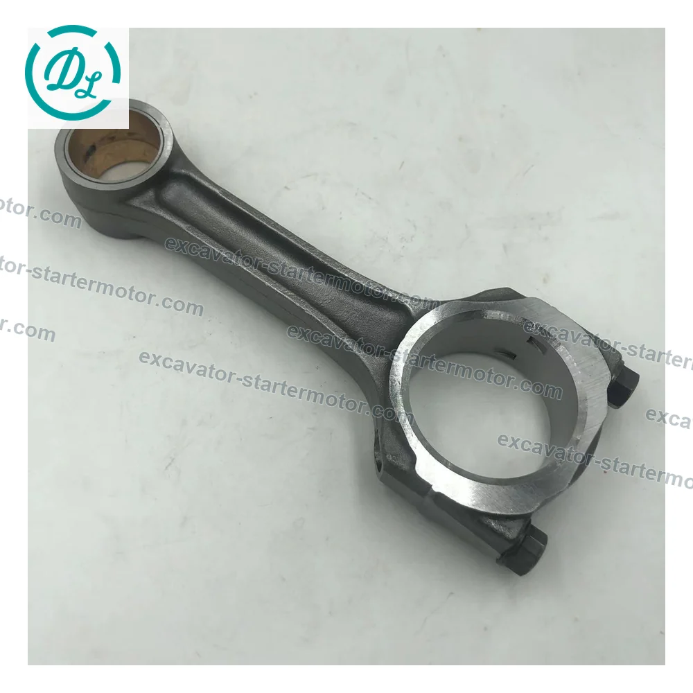 8-97062300-0 Connecting Rod Assembly for Isuzu 4JG1 4JG2 Engines, OEM/reference 8-97062300-0, Forged Connecting Rod with Cap and Bolts, product view 4