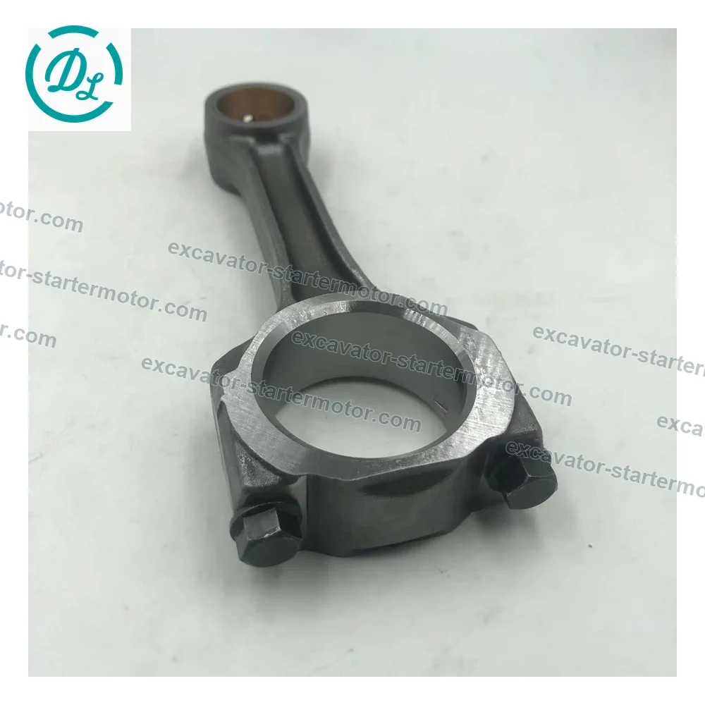 8-97062300-0 Connecting Rod Assembly for Isuzu 4JG1 4JG2 Engines, OEM/reference 8-97062300-0, Forged Connecting Rod with Cap and Bolts, product view 5