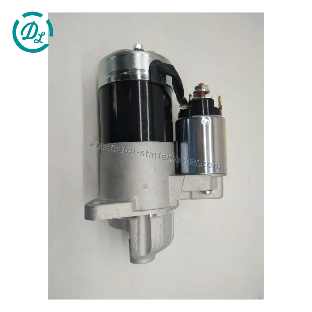 M001T79781 12V 1.2kW 10T Starter for Caterpillar Clark Mitsubishi Equipment, OEM/reference M001T79781, 12V 1.2kW CW 10-Tooth Starter