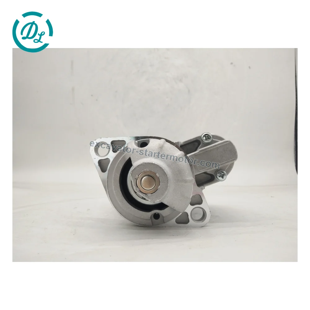 M001T79781 12V 1.2kW 10T Starter for Caterpillar Clark Mitsubishi Equipment, OEM/reference M001T79781, 12V 1.2kW CW 10-Tooth Starter, product view 3
