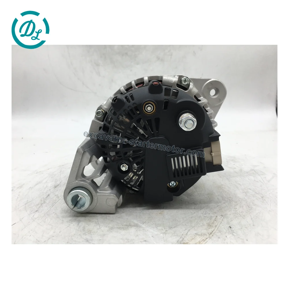 2610987 21Q6-42001 24V 90A Alternator for Hyundai R210LC-7, OEM/reference 2610987, 24V 90A 8-Groove Alternator, product view 5
