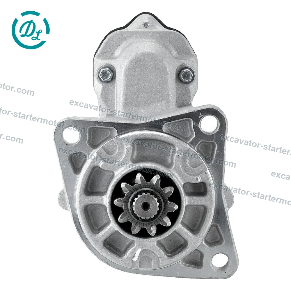 87638510 12V 3.0kW 10-Tooth Starter for Case and New Holland Skid Steers, OEM/reference 87638510, PLGR Starter Motor