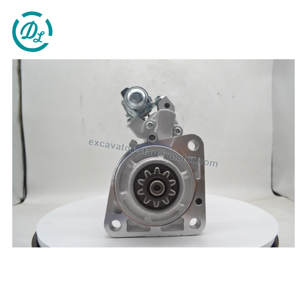 M8T63172 21774084 24V 5.0kW 10-Tooth Starter for Volvo FE FL Trucks, OEM/reference M8T63172, 24V 5.0kW 10-Tooth Starter, product view 2
