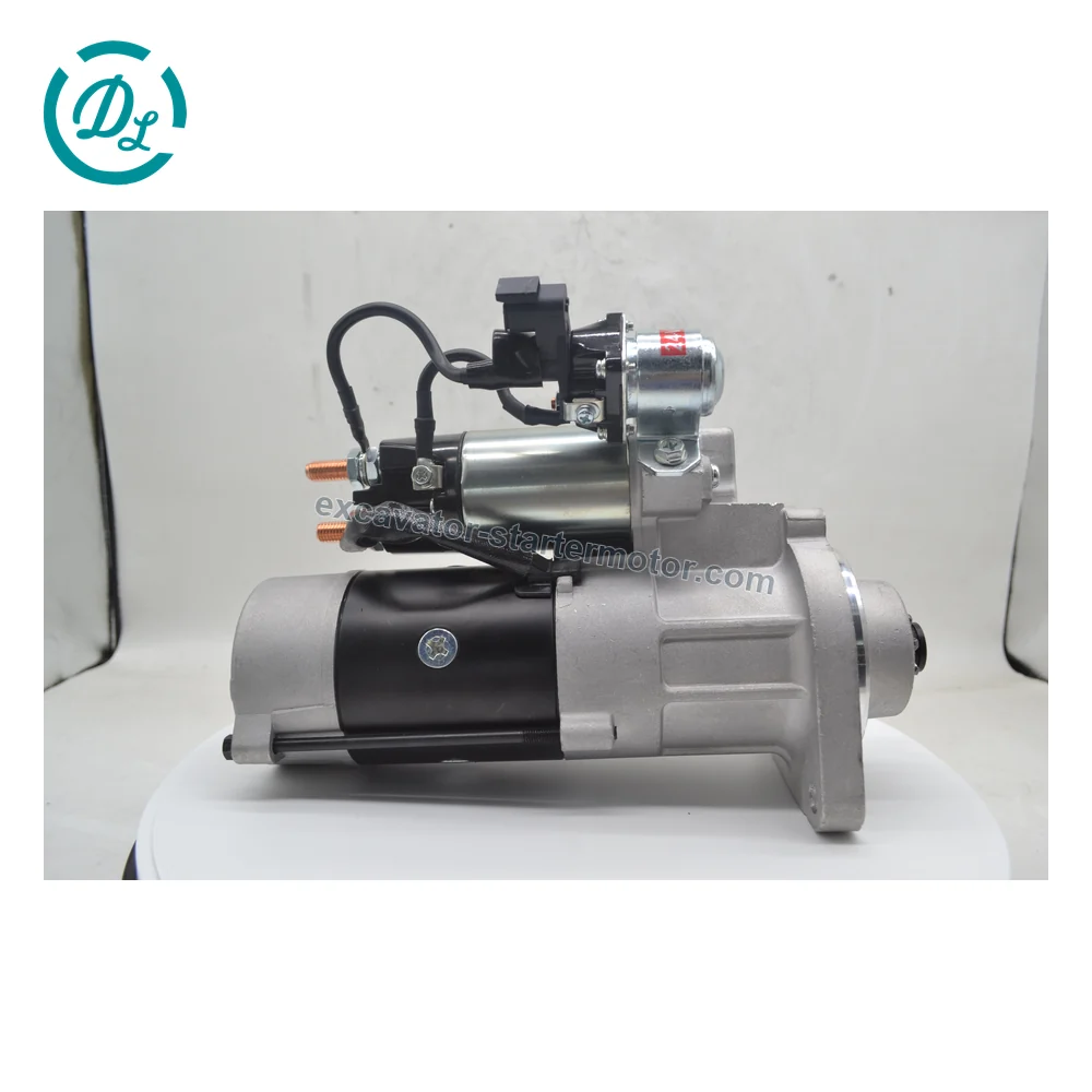 M8T63172 21774084 24V 5.0kW 10-Tooth Starter for Volvo FE FL Trucks, OEM/reference M8T63172, 24V 5.0kW 10-Tooth Starter, product view 3