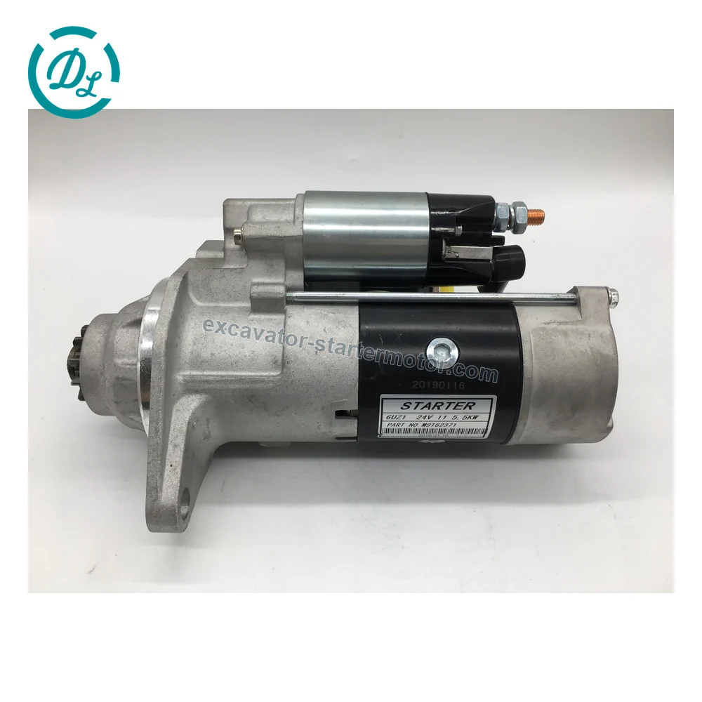 1811004322 M009T62371 24V 5.5kW 11-Tooth Starter for Isuzu 6UZ1, OEM/reference 1811004322, 24V 5.5kW 11-Tooth Starter