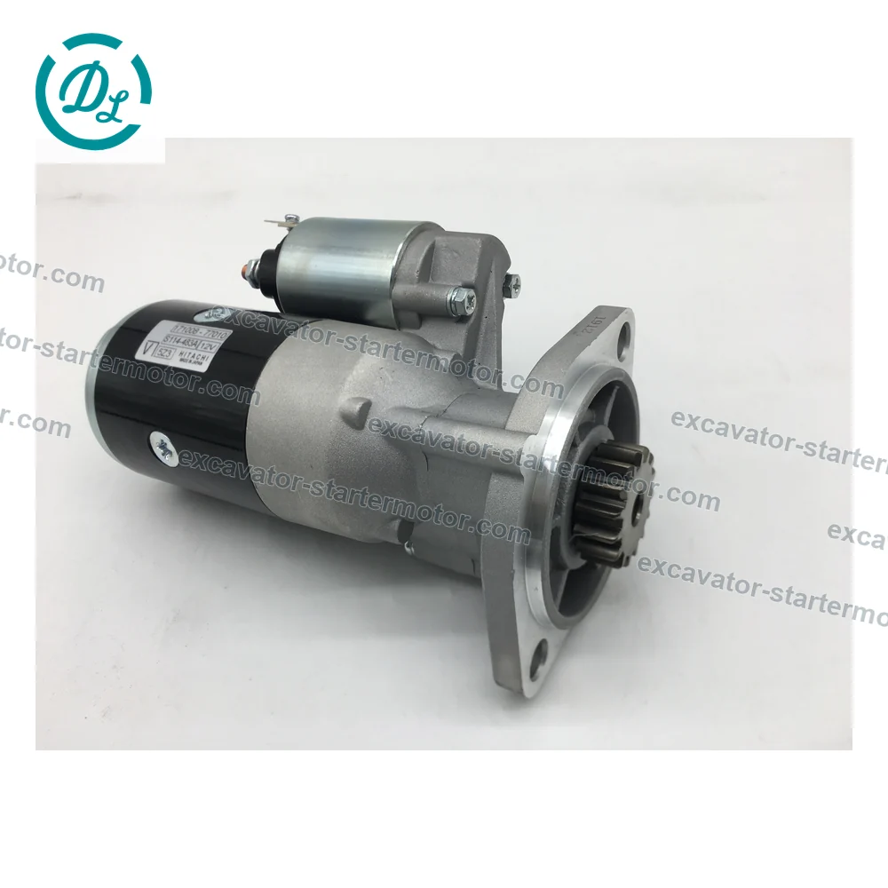 124976-77011 S114-349A 12V 1.2kW 15-Tooth Starter for Yanmar 4TN82E, OEM/reference 124976-77011, 12V 1.2kW 15-Tooth Starter Motor, product view 3