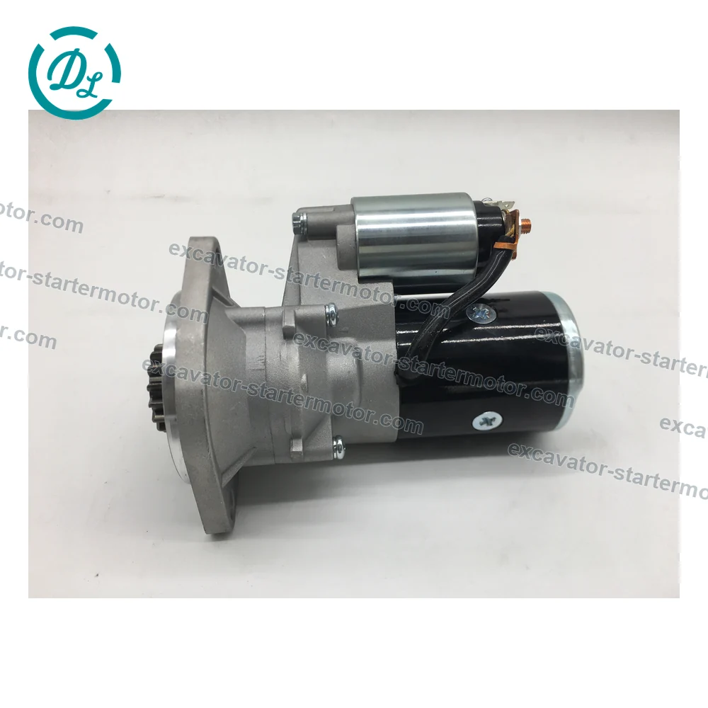 124976-77011 S114-349A 12V 1.2kW 15-Tooth Starter for Yanmar 4TN82E, OEM/reference 124976-77011, 12V 1.2kW 15-Tooth Starter Motor, product view 5
