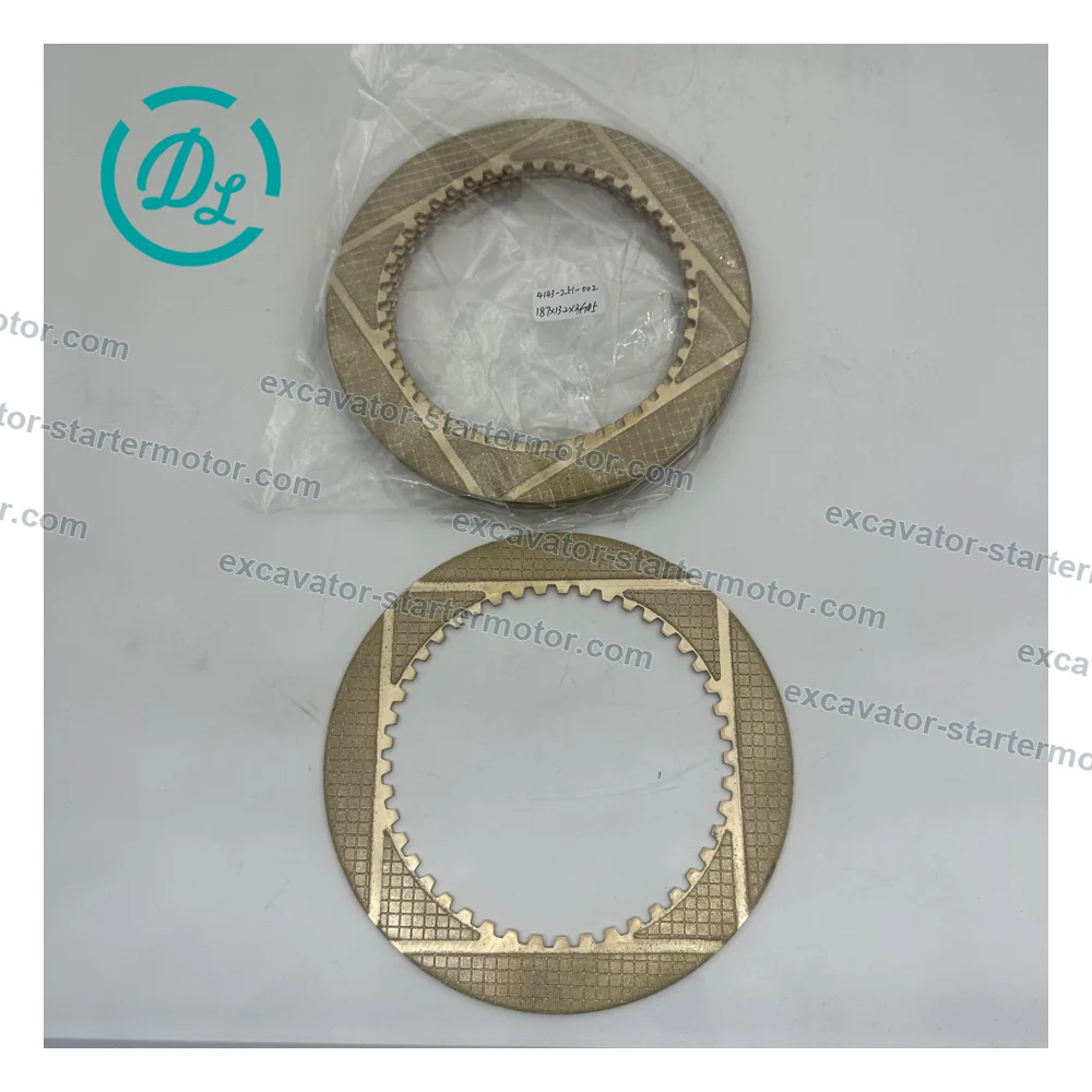 4143-251-002 45-Tooth Clutch Friction Disc for ZF Hyundai R130W R170W R200W, OEM/reference 4143-251-002, 45-Tooth Clutch Friction Disc, product view 4