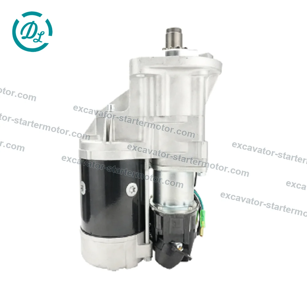 1-87618266-0 8-98062041-0 24V 4.5kW Starter for Isuzu 4BG1 Hitachi ZX120, OEM/reference 1-87618266-0, 24V 4.5kW Reduction Starter Motor, product view 4
