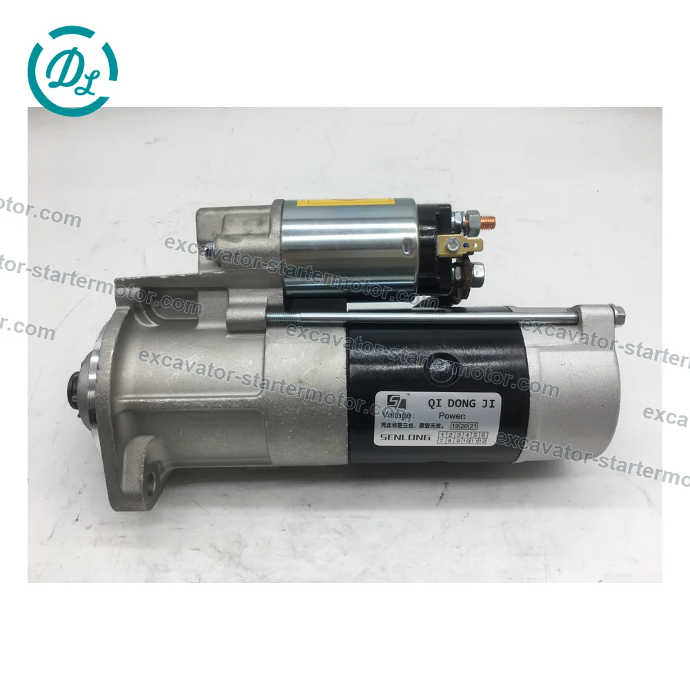 M8T50471 1K012-63011 12V 3.6kW 9-Tooth Starter for Kubota V3300 V3307 V3800, OEM/reference M8T50471, 12V 3.6kW 9-Tooth Starter