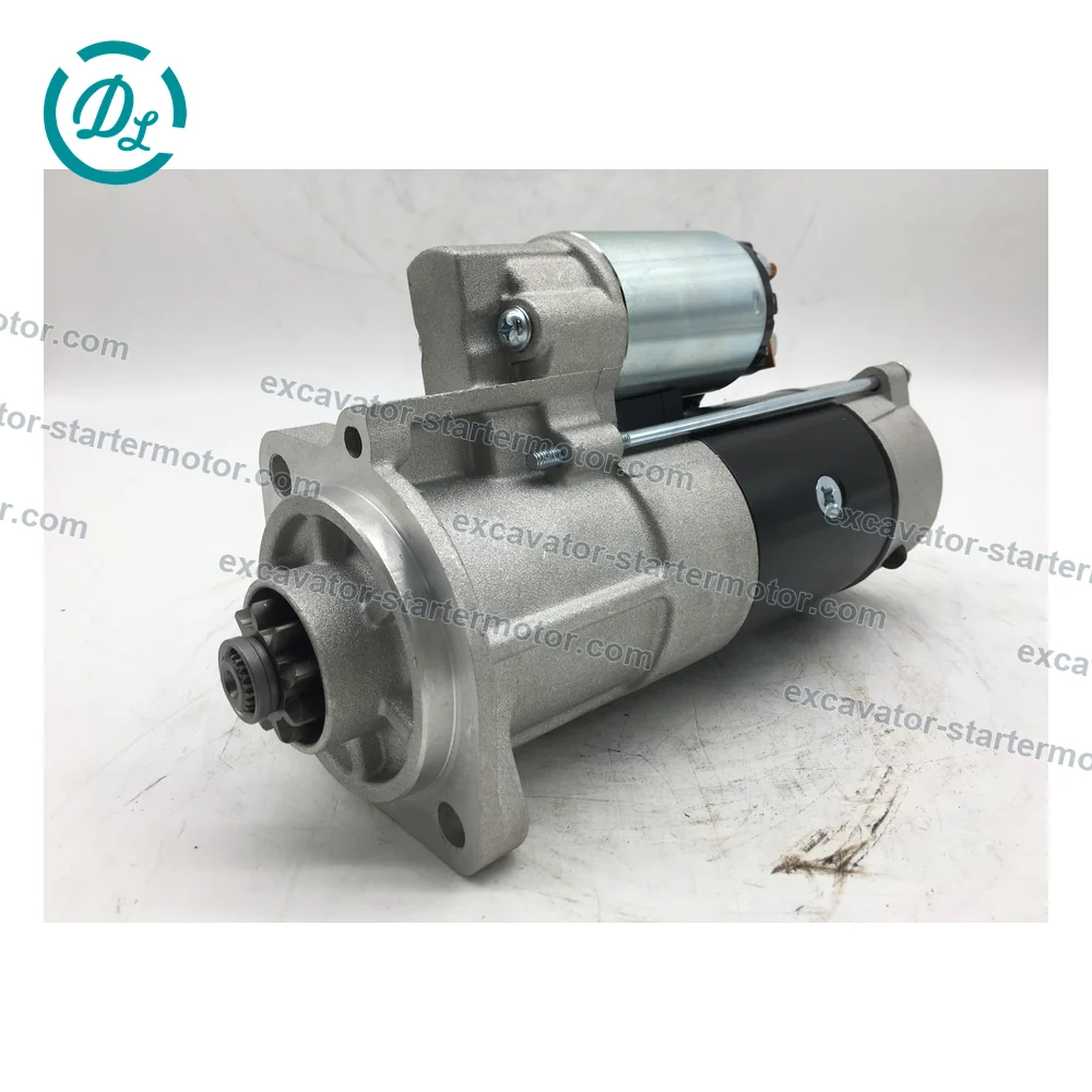 M8T50471 1K012-63011 12V 3.6kW 9-Tooth Starter for Kubota V3300 V3307 V3800, OEM/reference M8T50471, 12V 3.6kW 9-Tooth Starter, product view 8
