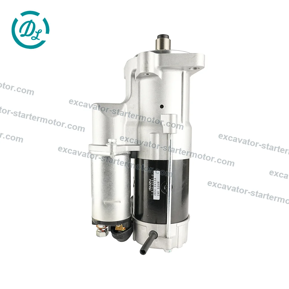 1-87618381-0 8-98070321-1 24V 5.0kW Starter Motor for Isuzu 4HK1, OEM/reference 1-87618381-0, 24V 5.0kW Starter Motor, product view 2